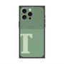 プレミアムパネル with MagSafe［ オリジナル - initial two tone - T green ］