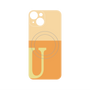 プレミアムパネル with MagSafe［ オリジナル - initial two tone - U orange ］