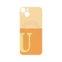 プレミアムパネル with MagSafe［ オリジナル - initial two tone - U orange ］