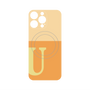 プレミアムパネル with MagSafe［ オリジナル - initial two tone - U orange ］