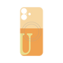 プレミアムパネル with MagSafe［ オリジナル - initial two tone - U orange ］