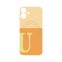プレミアムパネル with MagSafe［ オリジナル - initial two tone - U orange ］