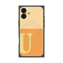 プレミアムパネル with MagSafe［ オリジナル - initial two tone - U orange ］