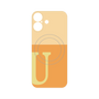 プレミアムパネル with MagSafe［ オリジナル - initial two tone - U orange ］