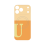 プレミアムパネル with MagSafe［ オリジナル - initial two tone - U orange ］