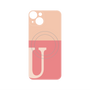 プレミアムパネル with MagSafe［ オリジナル - initial two tone - U pink ］