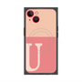 プレミアムパネル with MagSafe［ オリジナル - initial two tone - U pink ］