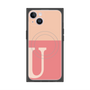 プレミアムパネル with MagSafe［ オリジナル - initial two tone - U pink ］