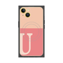 プレミアムパネル with MagSafe［ オリジナル - initial two tone - U pink ］