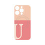 プレミアムパネル with MagSafe［ オリジナル - initial two tone - U pink ］
