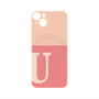 プレミアムパネル with MagSafe［ オリジナル - initial two tone - U pink ］