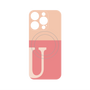 プレミアムパネル with MagSafe［ オリジナル - initial two tone - U pink ］