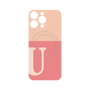 プレミアムパネル with MagSafe［ オリジナル - initial two tone - U pink ］