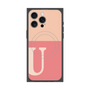 プレミアムパネル with MagSafe［ オリジナル - initial two tone - U pink ］