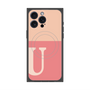 プレミアムパネル with MagSafe［ オリジナル - initial two tone - U pink ］