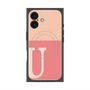 プレミアムパネル with MagSafe［ オリジナル - initial two tone - U pink ］