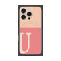 プレミアムパネル with MagSafe［ オリジナル - initial two tone - U pink ］