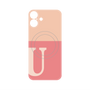 プレミアムパネル with MagSafe［ オリジナル - initial two tone - U pink ］