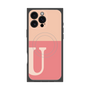 プレミアムパネル with MagSafe［ オリジナル - initial two tone - U pink ］