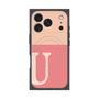 プレミアムパネル with MagSafe［ オリジナル - initial two tone - U pink ］