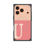 プレミアムパネル with MagSafe［ オリジナル - initial two tone - U pink ］