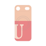 プレミアムパネル with MagSafe［ オリジナル - initial two tone - U pink ］