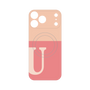 プレミアムパネル with MagSafe［ オリジナル - initial two tone - U pink ］