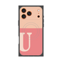 プレミアムパネル with MagSafe［ オリジナル - initial two tone - U pink ］