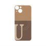 プレミアムパネル with MagSafe［ オリジナル - initial two tone - U brown ］
