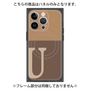 プレミアムパネル with MagSafe［ オリジナル - initial two tone - U brown ］