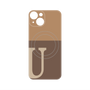 プレミアムパネル with MagSafe［ オリジナル - initial two tone - U brown ］