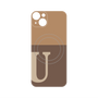 プレミアムパネル with MagSafe［ オリジナル - initial two tone - U brown ］