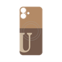プレミアムパネル with MagSafe［ オリジナル - initial two tone - U brown ］