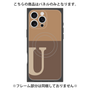 プレミアムパネル with MagSafe［ オリジナル - initial two tone - U brown ］