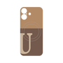 プレミアムパネル with MagSafe［ オリジナル - initial two tone - U brown ］