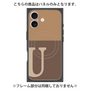 プレミアムパネル with MagSafe［ オリジナル - initial two tone - U brown ］