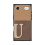 プレミアムパネル with MagSafe［ オリジナル - initial two tone - U brown ］