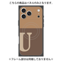 プレミアムパネル with MagSafe［ オリジナル - initial two tone - U brown ］