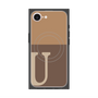 プレミアムパネル with MagSafe［ オリジナル - initial two tone - U brown ］