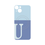 プレミアムパネル with MagSafe［ オリジナル - initial two tone - U blue ］