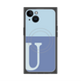 プレミアムパネル with MagSafe［ オリジナル - initial two tone - U blue ］