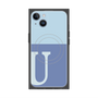 プレミアムパネル with MagSafe［ オリジナル - initial two tone - U blue ］