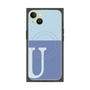 プレミアムパネル with MagSafe［ オリジナル - initial two tone - U blue ］