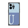 プレミアムパネル with MagSafe［ オリジナル - initial two tone - U blue ］