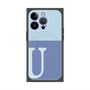 プレミアムパネル with MagSafe［ オリジナル - initial two tone - U blue ］