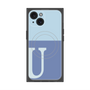 プレミアムパネル with MagSafe［ オリジナル - initial two tone - U blue ］