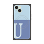 プレミアムパネル with MagSafe［ オリジナル - initial two tone - U blue ］