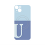 プレミアムパネル with MagSafe［ オリジナル - initial two tone - U blue ］