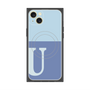 プレミアムパネル with MagSafe［ オリジナル - initial two tone - U blue ］