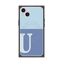 プレミアムパネル with MagSafe［ オリジナル - initial two tone - U blue ］
